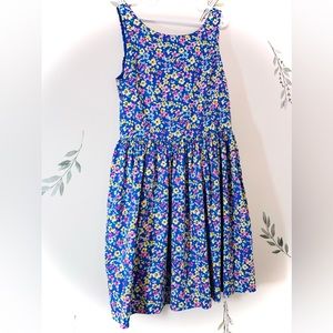 Polo Ralph Lauren Blue floral girl dress